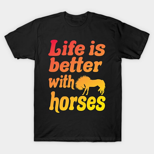 Horse Life T-Shirt by Jackys Design Room